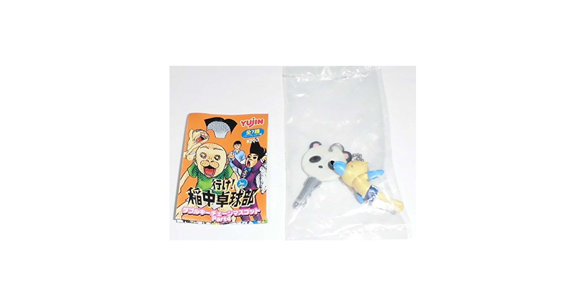 ♯Dut05Jj行け!稲中卓球部ダブル　マスコット3全8種 スク水神谷さん 行け! 稲中卓球部 ダブルキーチェーン